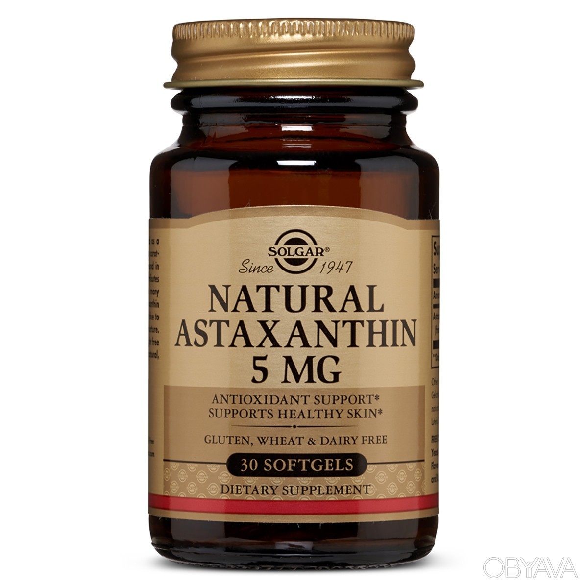 Solgar Natural Astaxanthin 5 мг, 30 капс.